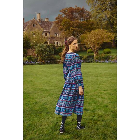 HUNTER BELL Adrian Dress in Garden Mosaic 10 - Picture 4 of 5